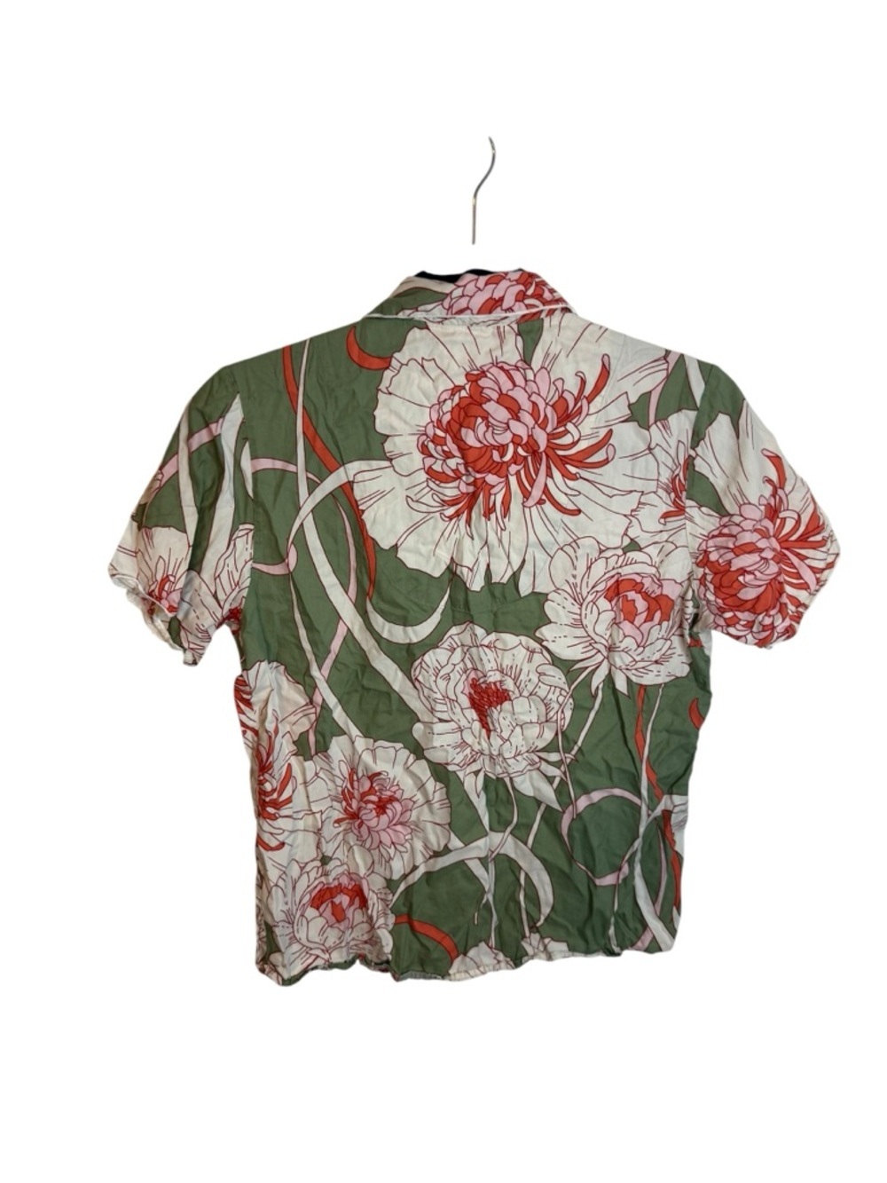 Cyberjammies Tropical Floral Cotton Pajama Top - Picture 2 of 4